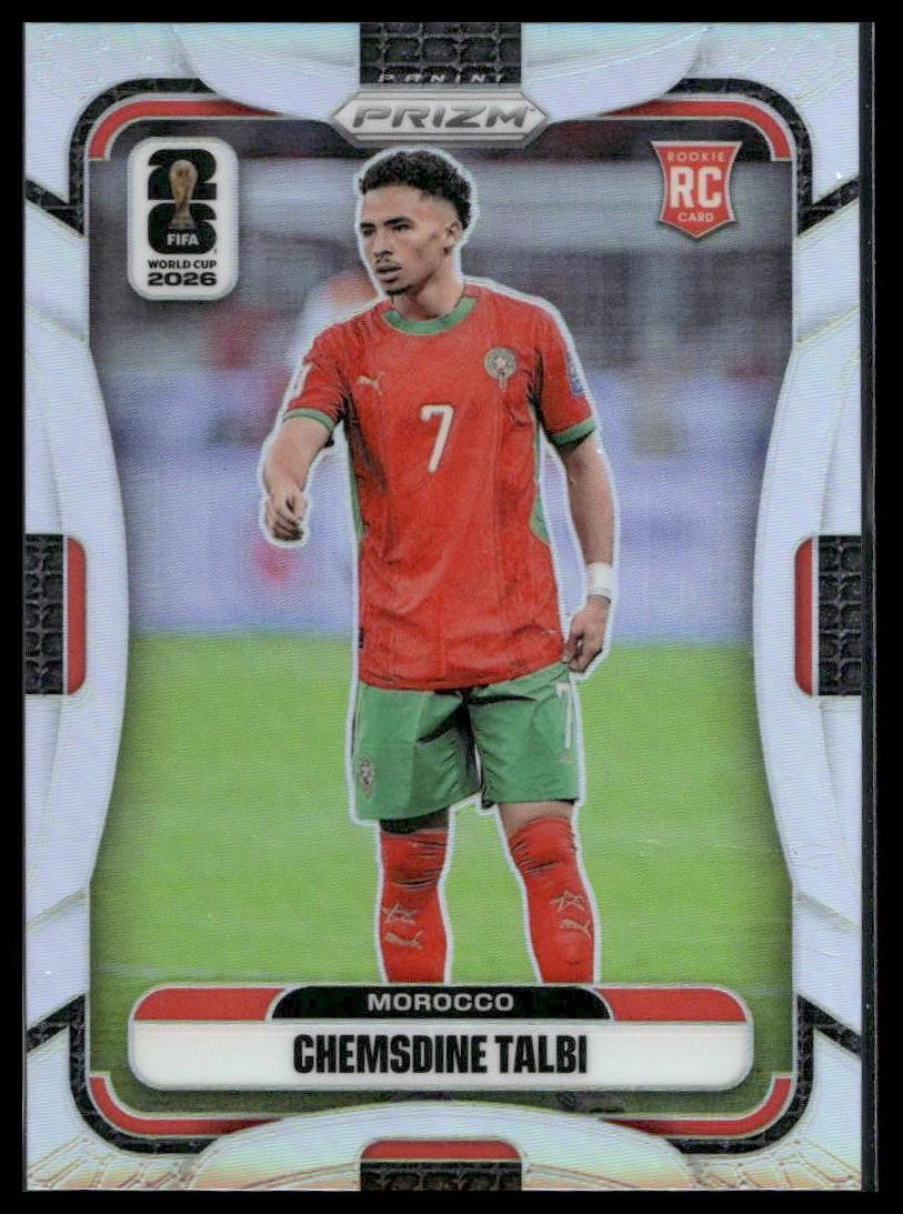 2026 Panini Prizm FIFA World Cup #298 Chemsdine Talbi Silver Prizm