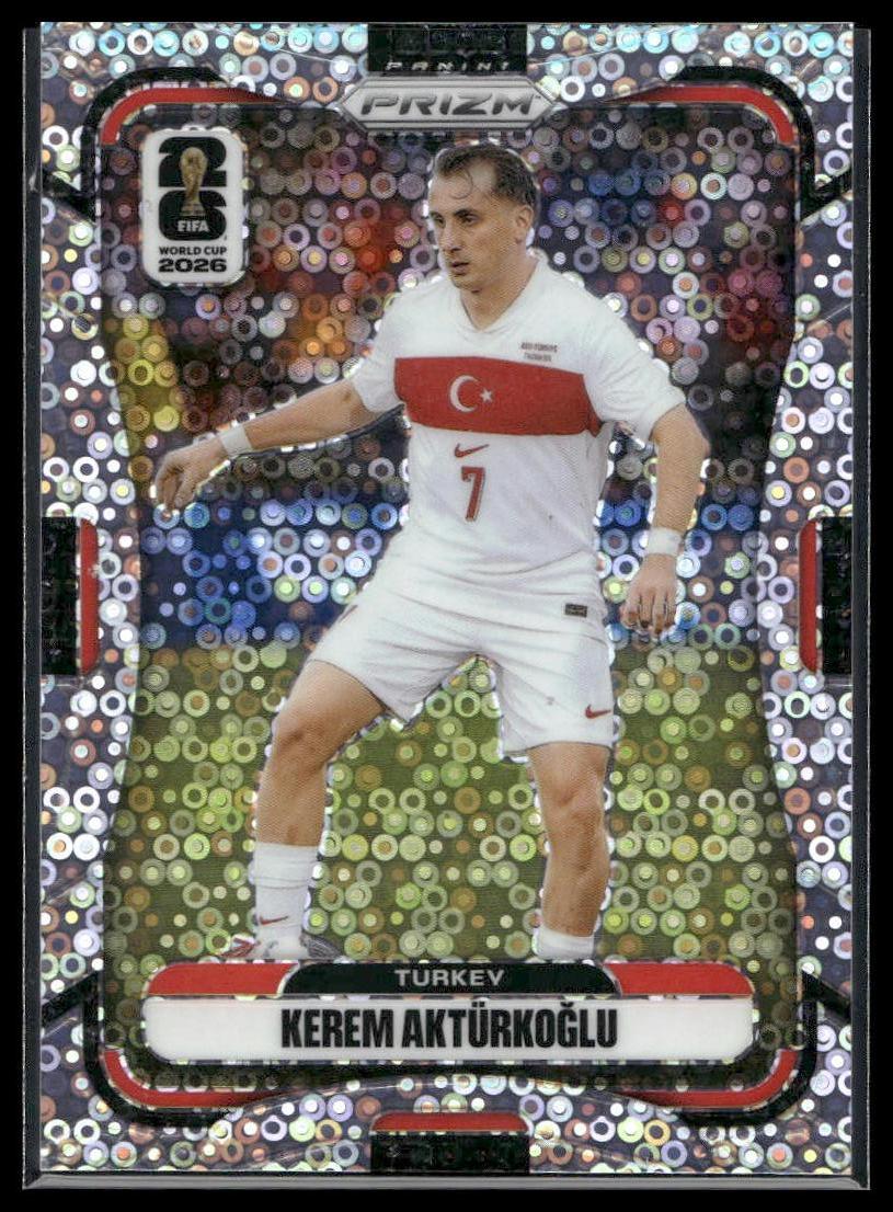 2026 Panini Prizm FIFA World Cup #488 Kerem Aktürkoğlu Disco