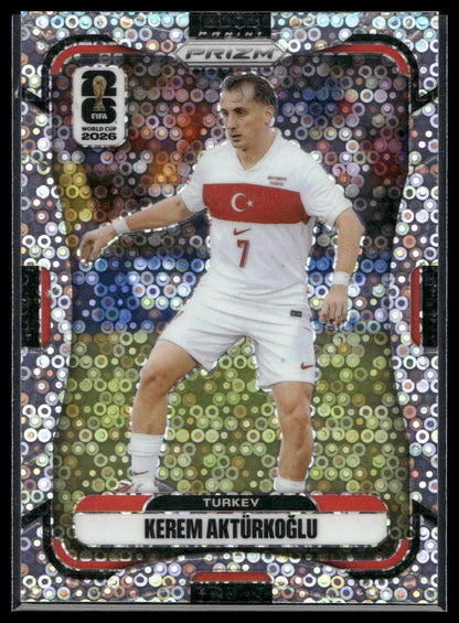 2026 Panini Prizm FIFA World Cup #488 Kerem Aktürkoğlu Disco
