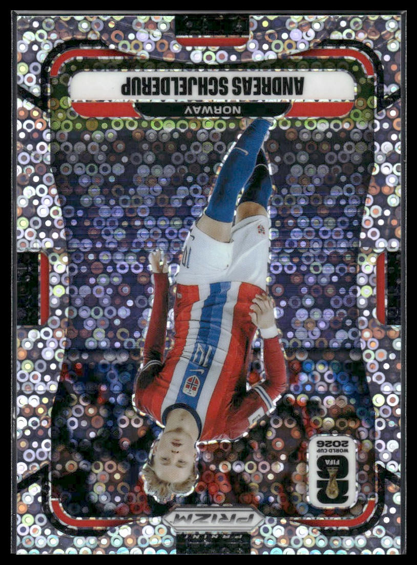 2026 Panini Prizm FIFA World Cup #335 Andreas Schjelderup Disco Prizm
