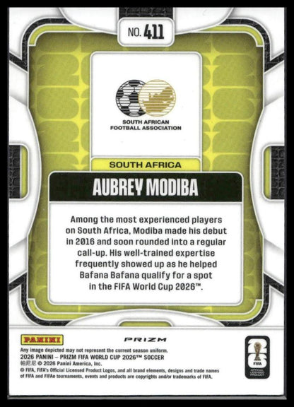 2026 Panini Prizm FIFA World Cup #411 Aubrey Modiba Disco Prizm