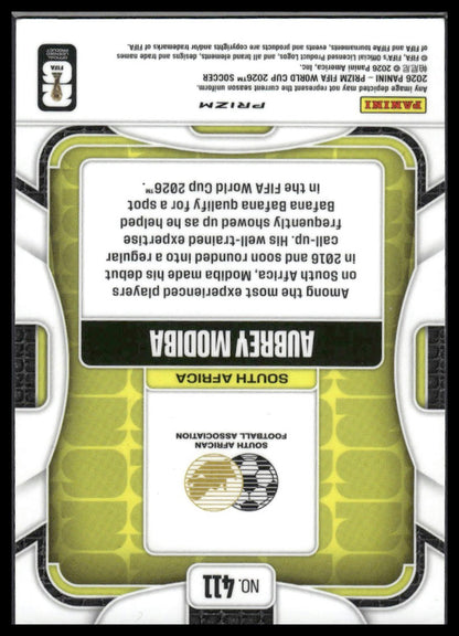 2026 Panini Prizm FIFA World Cup #411 Aubrey Modiba Disco Prizm