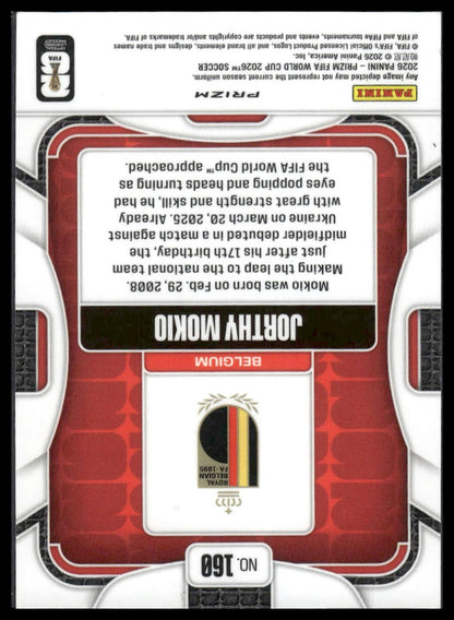 2026 Panini Prizm FIFA World Cup #160 Jorthy Mokio Disco Prizm