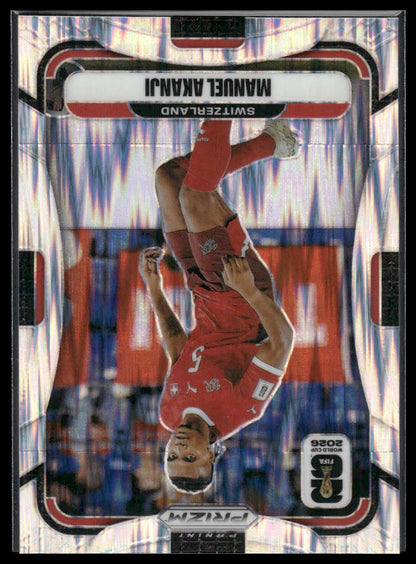 2026 Panini Prizm FIFA World Cup #417 Manuel Akanji Wave Prizm