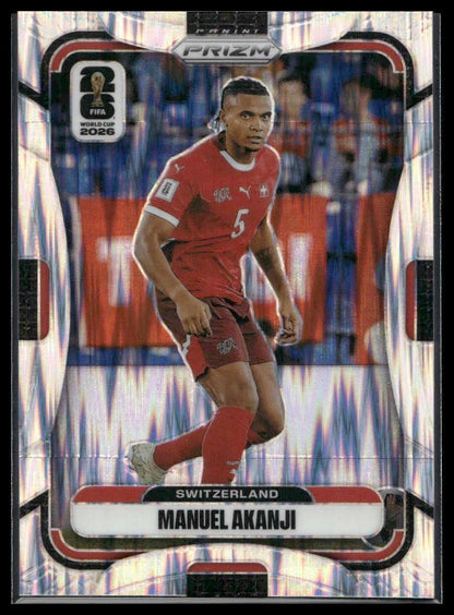 2026 Panini Prizm FIFA World Cup #417 Manuel Akanji Wave Prizm