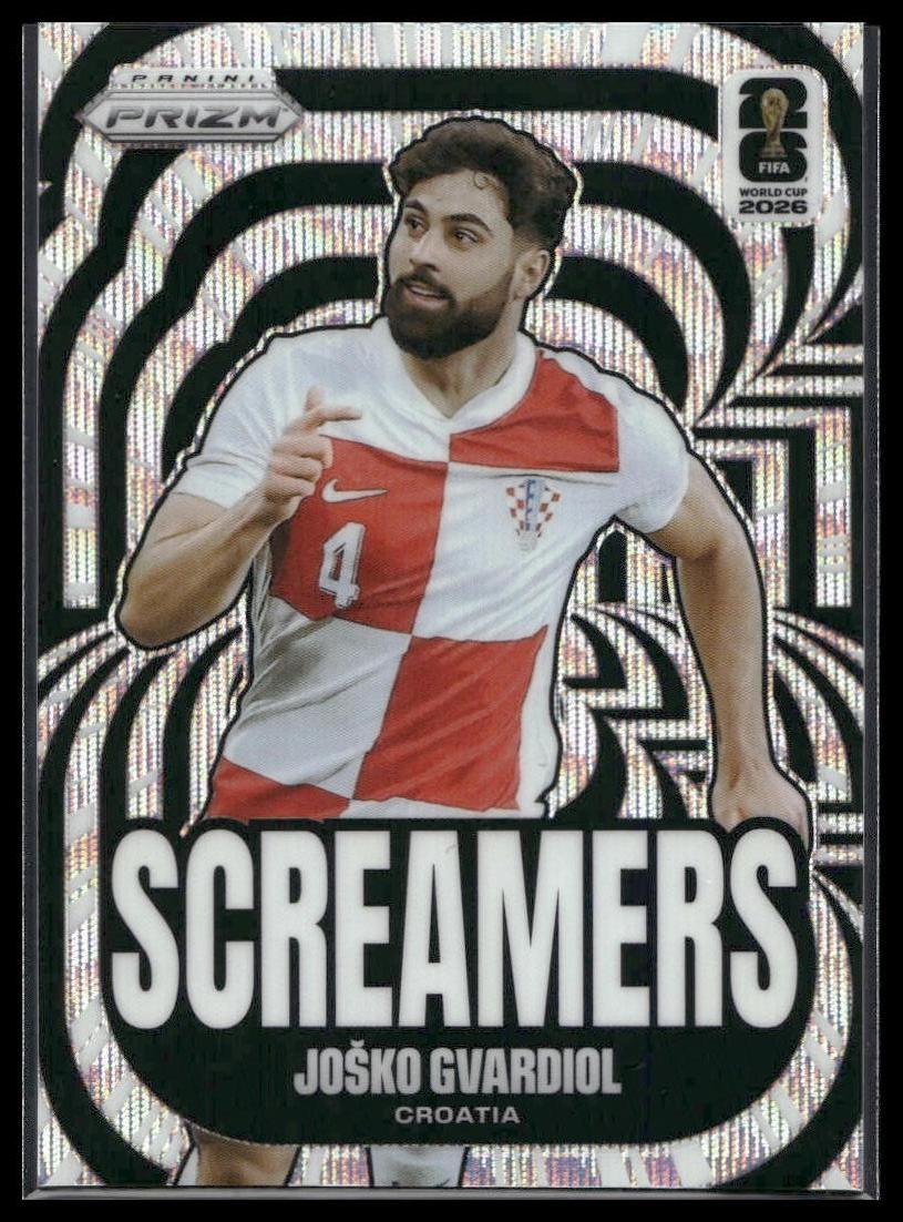 2026 Panini Prizm FIFA World Cup #12 Josko Gvardiol Screamers Lazer Prizm