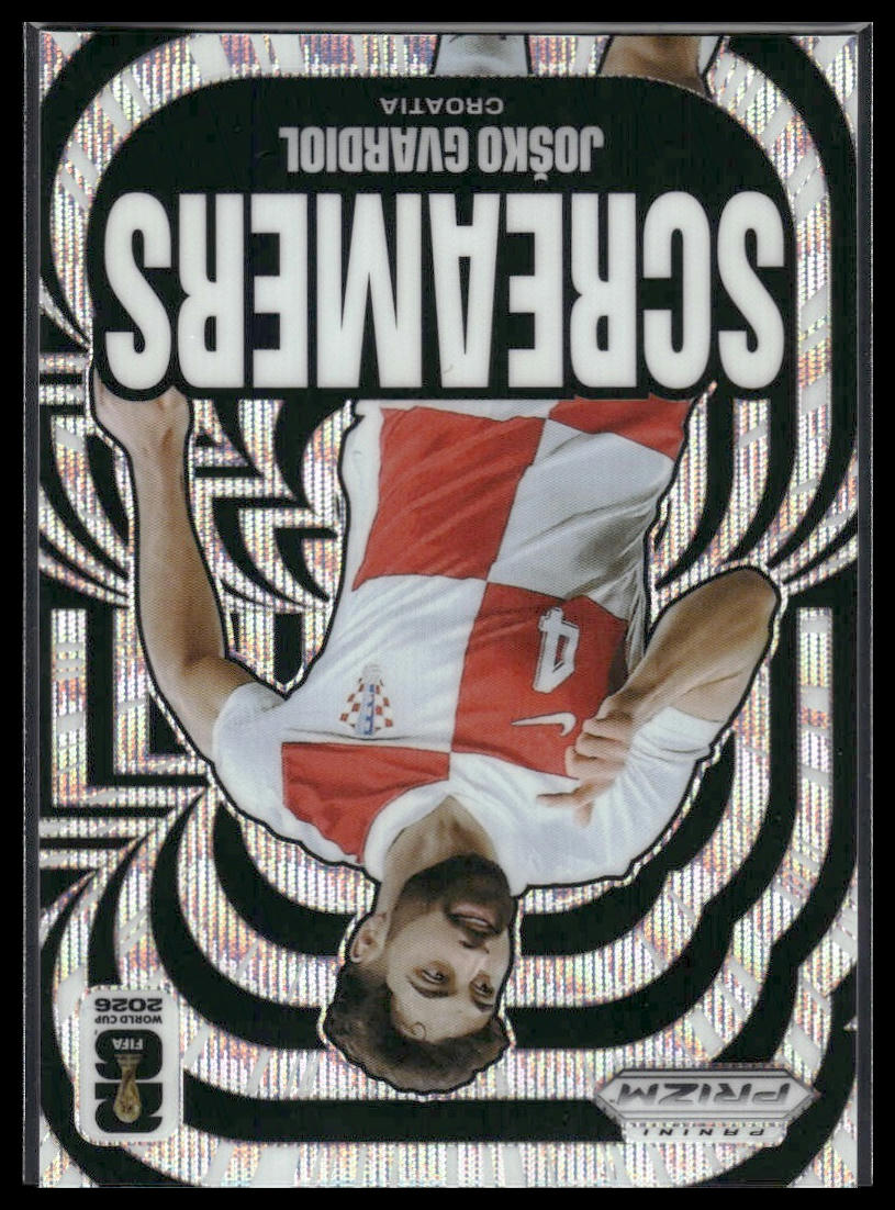 2026 Panini Prizm FIFA World Cup #12 Josko Gvardiol Screamers Lazer Prizm