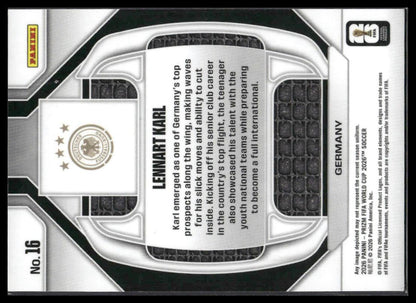 2026 Panini Prizm FIFA World Cup #16 Lennart Karl New Era Silver Prizm