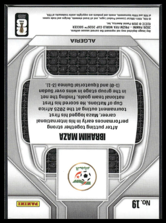 2026 Panini Prizm FIFA World Cup #19 Ibrahim Maza New Era Silver Prizm