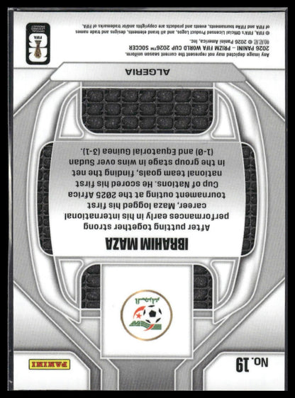 2026 Panini Prizm FIFA World Cup #19 Ibrahim Maza New Era Silver Prizm