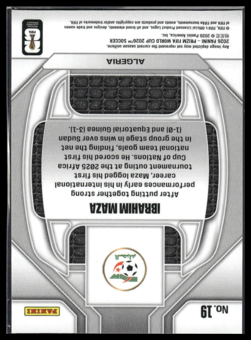 2026 Panini Prizm FIFA World Cup #19 Ibrahim Maza New Era Silver Prizm