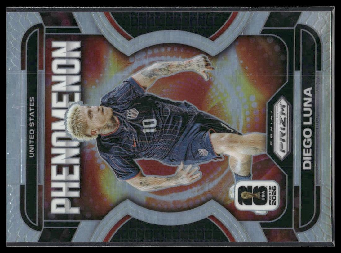 2026 Panini Prizm FIFA World Cup #18 Diego Luna Phenomenon Silver Prizm