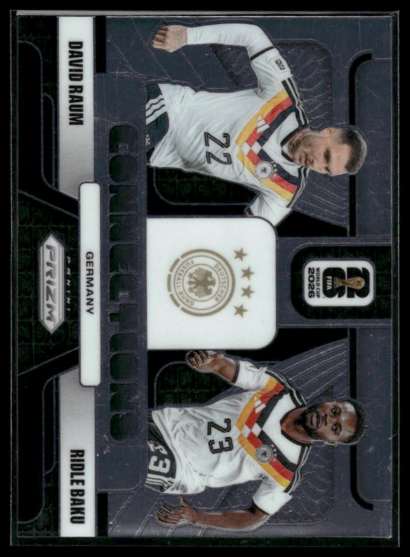 2026 Prizm FIFA World Cup #1 David Raum / Ridle Baku Connections Silver Prizm