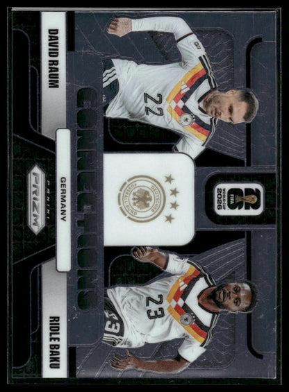 2026 Prizm FIFA World Cup #1 David Raum / Ridle Baku Connections Silver Prizm