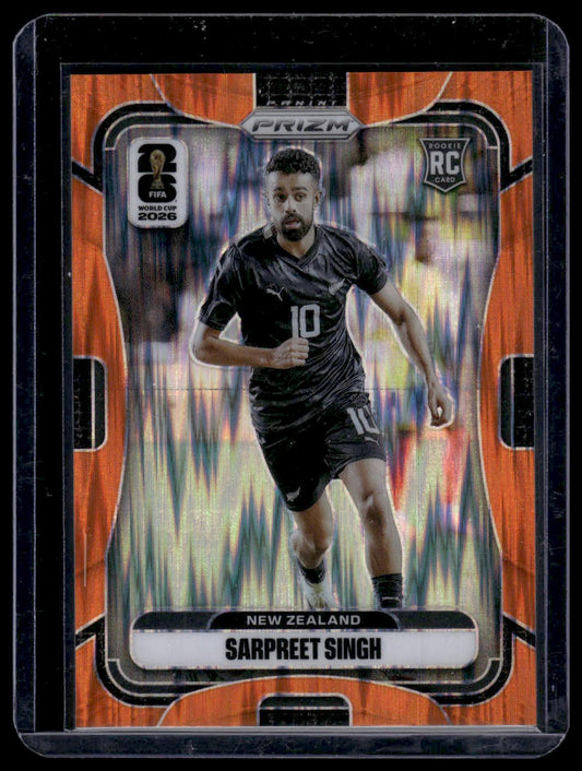 2026 Panini Prizm FIFA World Cup #325 Sarpreet Singh Orange Wave Prizm #/315