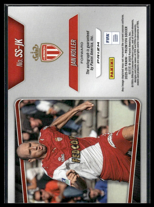 2025 Prizm FIFA Soccer #SS-JK Jan Koller Signatures Sensational Auto Red Prizm