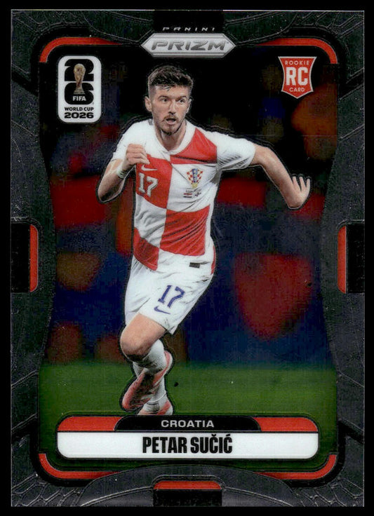 2026 Panini Prizm FIFA World Cup #201 Petar Sučić Silver Prizm