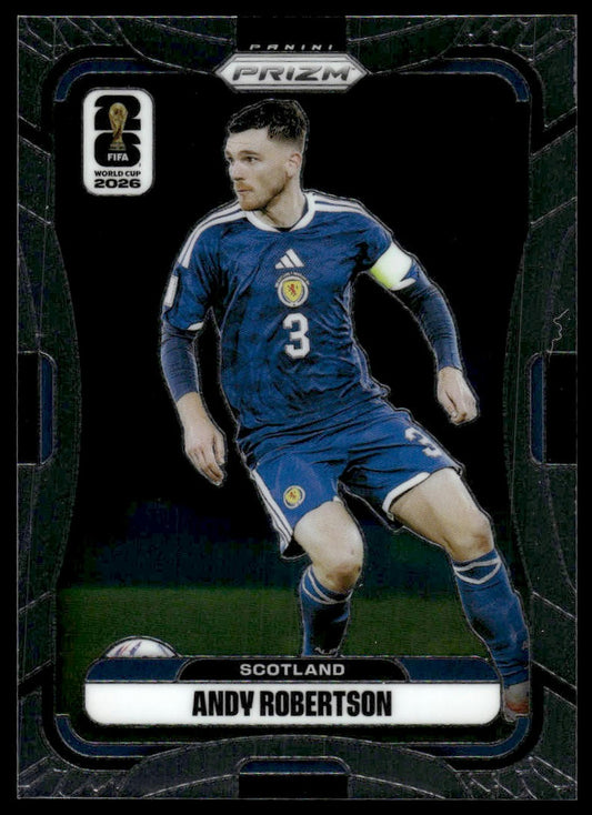 2026 Panini Prizm FIFA World Cup #389 Andy Robertson Silver Prizm
