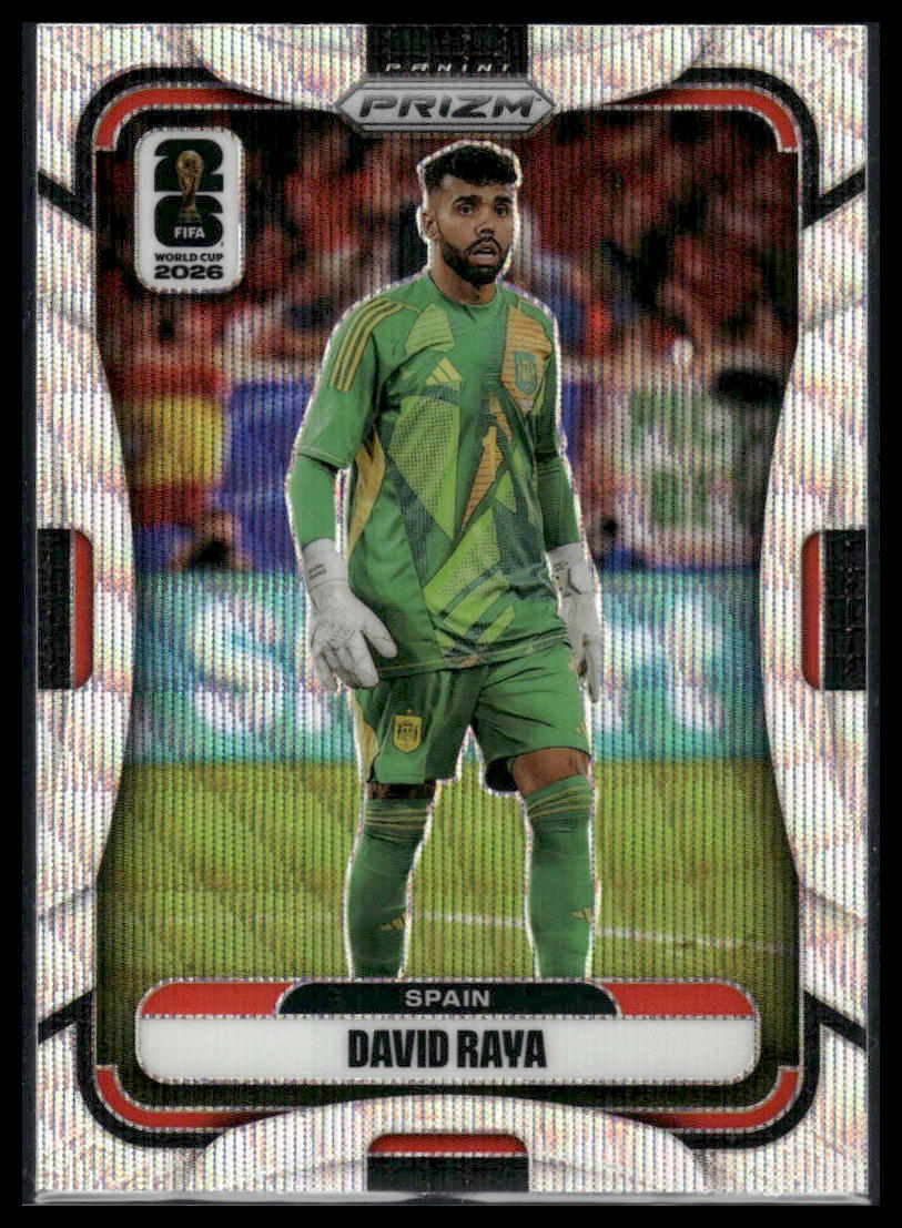 2026 Panini Prizm FIFA World Cup #83 David Raya Wave Prizm