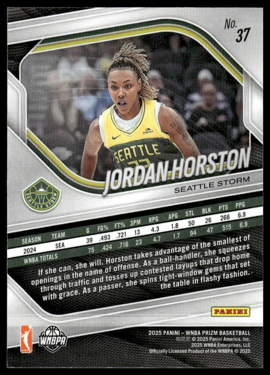 2025 Panini Prizm WNBA #37 Jordan Horston