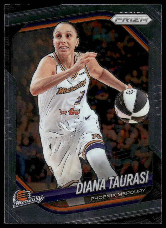 2025 Panini Prizm WNBA #7 Diana Taurasi White Seismic Prizms