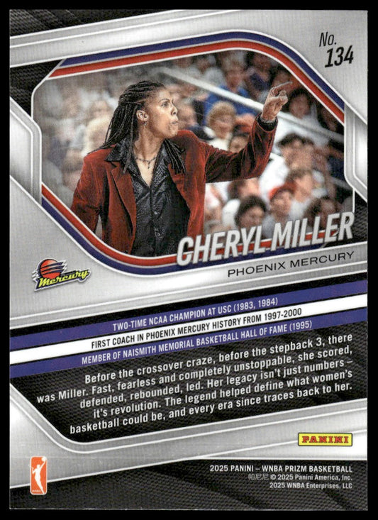 2025 Panini Prizm WNBA #134 Cheryl Miller