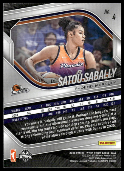 2025 Panini Prizm WNBA #4 Satou Sabally