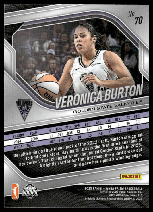2025 Panini Prizm WNBA #70 Veronica Burton