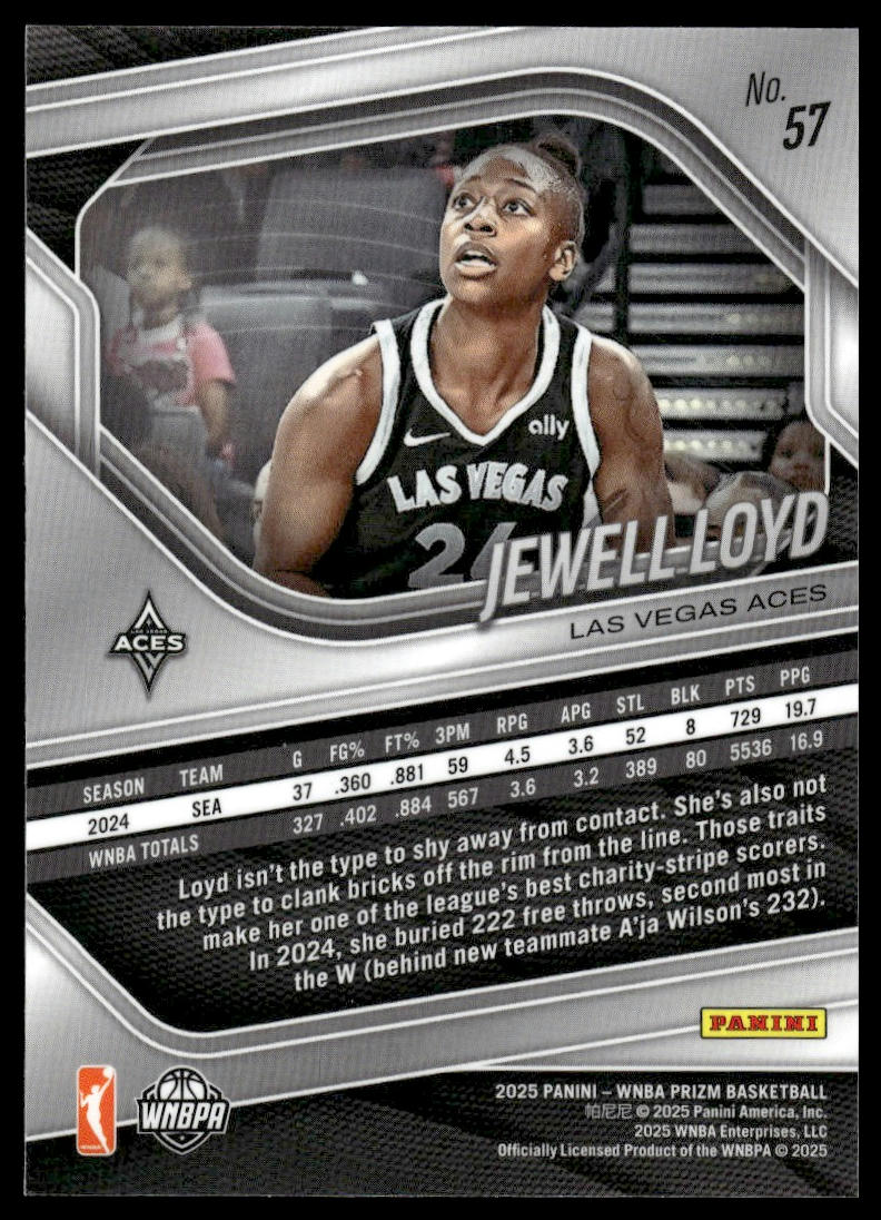2025 Panini Prizm WNBA #57 Jewell Loyd