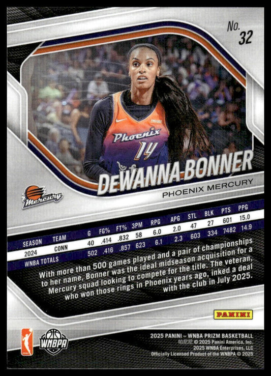 2025 Panini Prizm WNBA #32 DeWanna Bonner