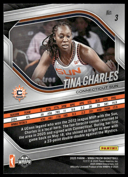 2025 Panini Prizm WNBA #3 Tina Charles