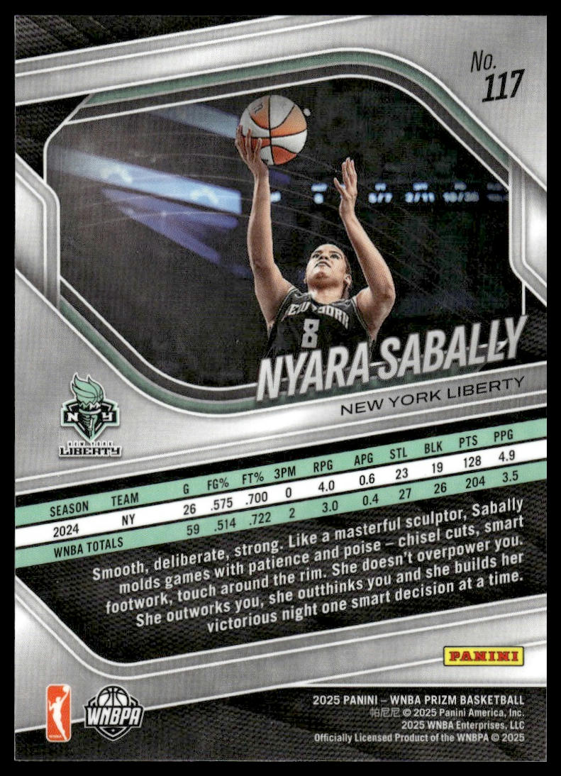 2025 Panini Prizm WNBA #117 Nyara Sabally