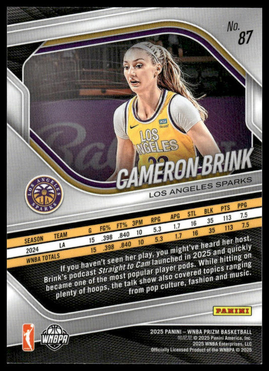 2024 Panini Prizm Monopoly WNBA #WNBA6 Cameron Brink All-Star