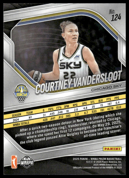 2025 Panini Prizm WNBA #124 Courtney Vandersloot