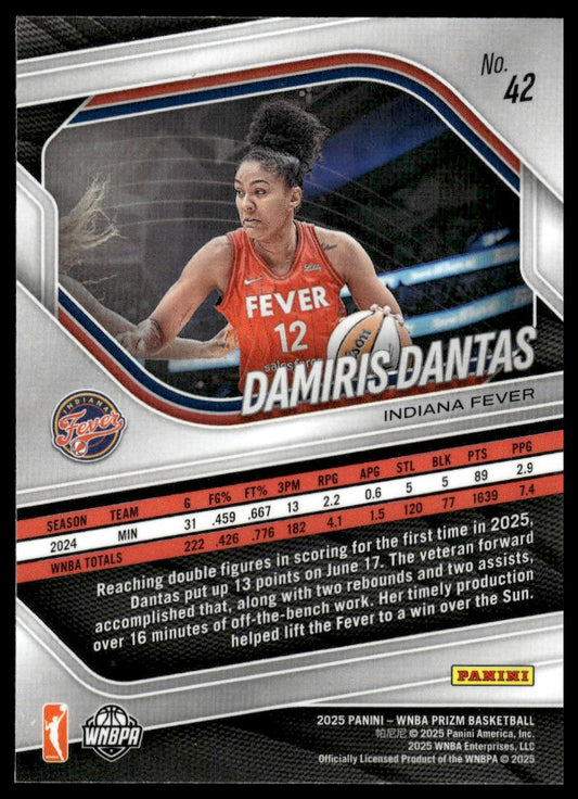 2025 Panini Prizm WNBA #42 Damiris Dantas