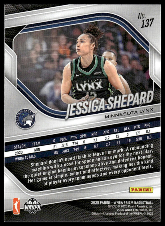 2025 Panini Prizm WNBA #137 Jessica Shepard