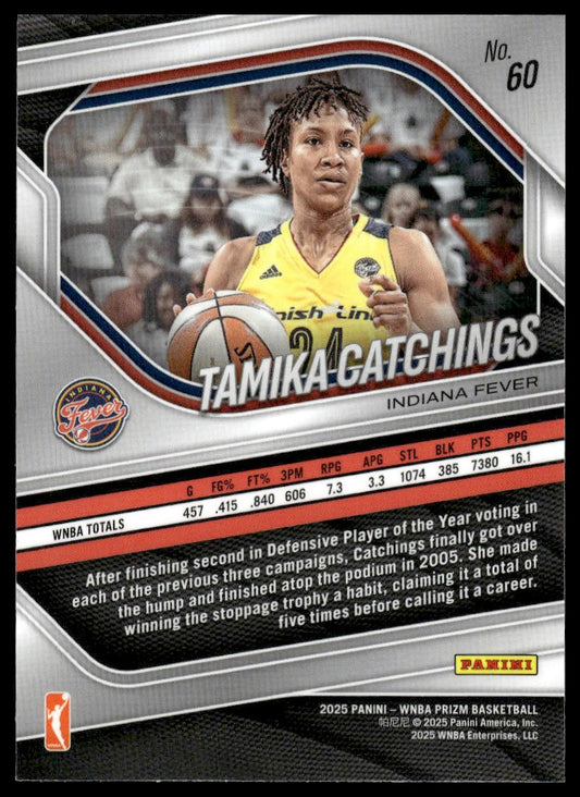 2025 Panini Prizm WNBA #60 Tamika Catchings