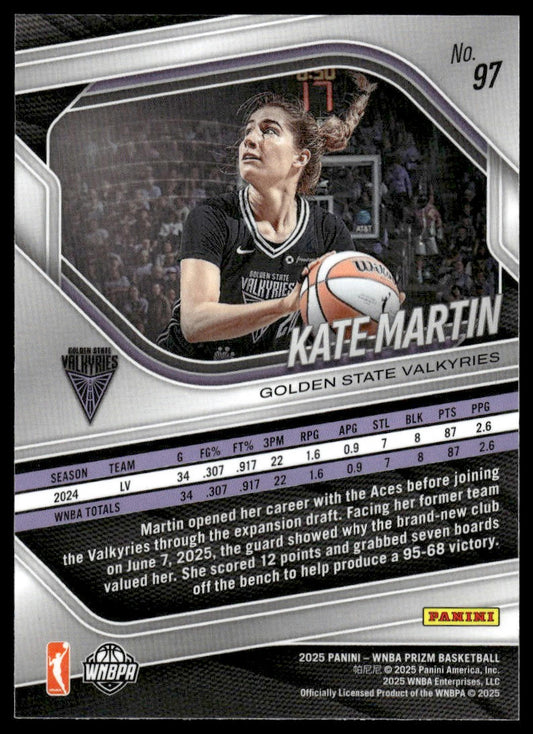 2025 Panini Prizm WNBA #97 Kate Martin