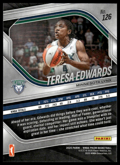 2025 Panini Prizm WNBA #126 Teresa Edwards