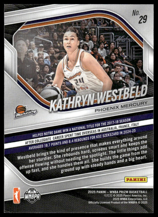 2025 Panini Prizm WNBA #29 Kathryn Westbeld