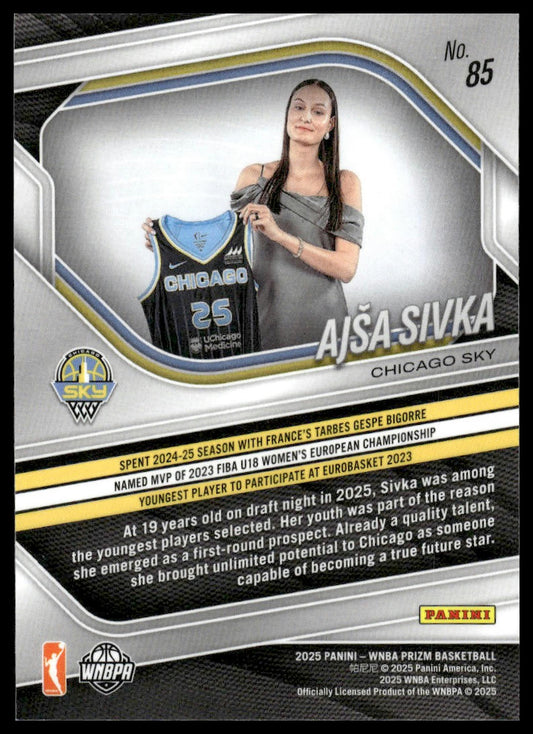 2025 Panini Prizm WNBA #85 Ajsa Sivka