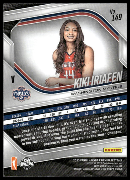 2025 Panini Prizm WNBA #149 Kiki Iriafen