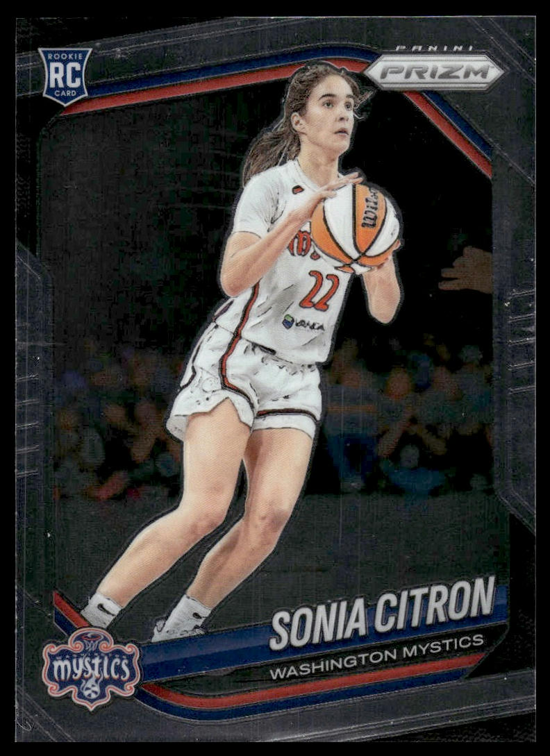 2025 Panini Prizm WNBA #122 Sonia Citron Lime Green Prizms #/225