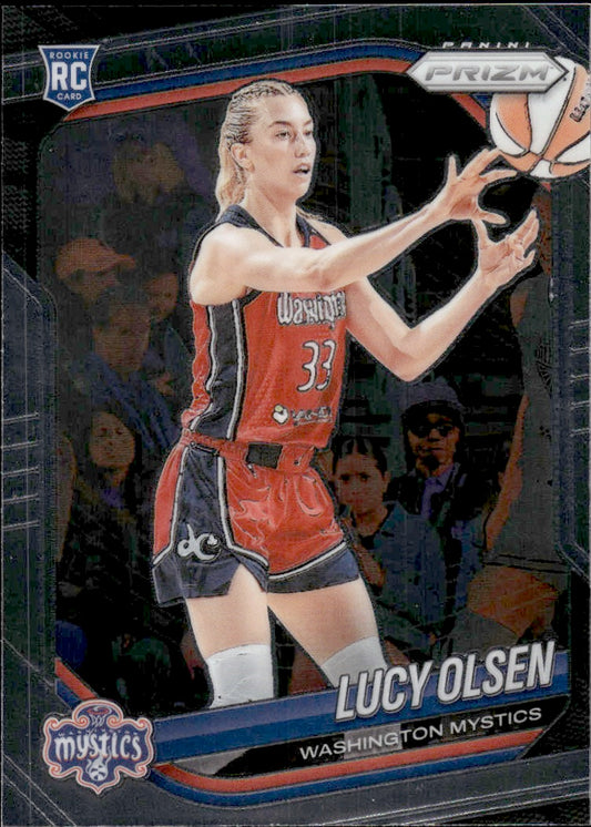 2025 Panini Prizm WNBA #104 Lucy Olsen Swirl Prizms