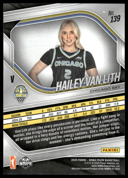 2025 Panini Prizm WNBA #139 Hailey Van Lith