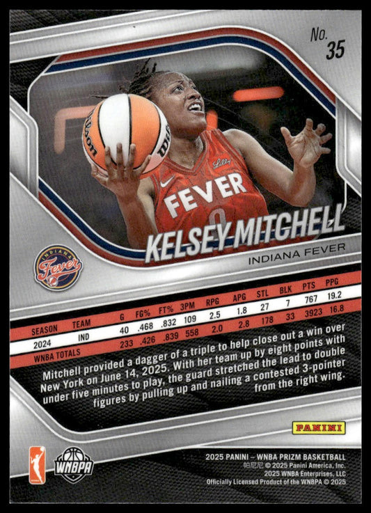 2025 Panini Prizm WNBA #35 Kelsey Mitchell
