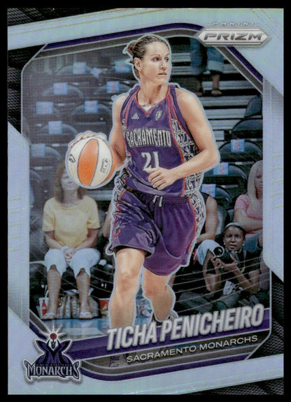 2025 Panini Prizm WNBA #65 Ticha Penicheiro Green Prizms
