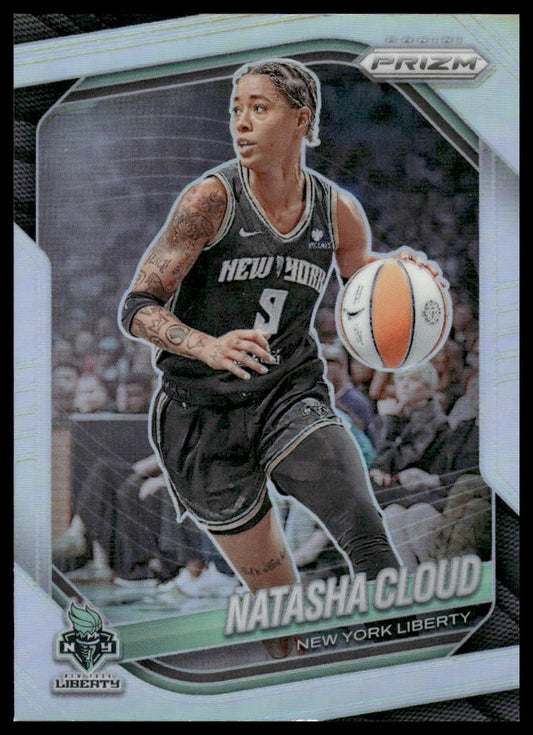 2025 Panini Prizm WNBA #56 Natasha Cloud Silver Prizms