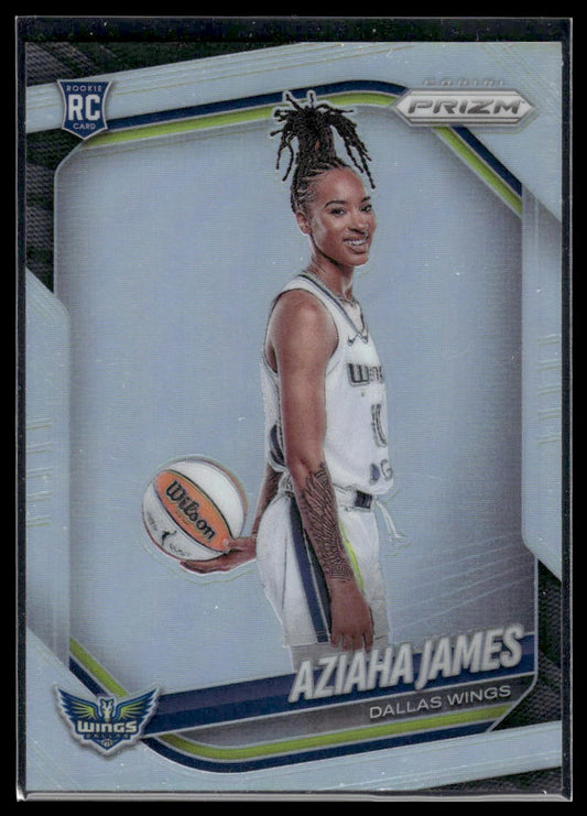 2025 Panini Prizm WNBA #141 Aziaha James WNBA Logo Prizms