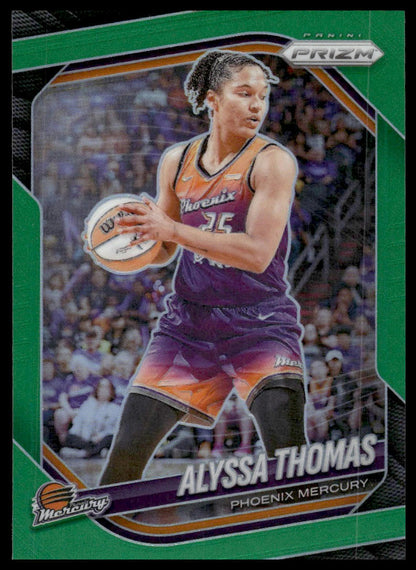 2025 Panini Prizm WNBA #44 Alyssa Thomas Green Prizms